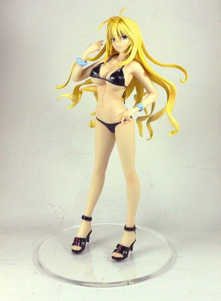 Sekirei 1/6 Scale Pre-Painted PVC Figure: Tsukiumi Swimsuit Ver. Black image 1