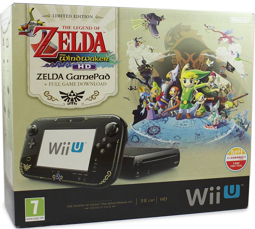 Wii U Limited Edition The of Zelda: The Wind Waker HD Premium