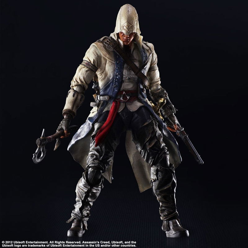 Assassin's Creed III Play Arts Kai Non Scale Pre-Painted Action Figure: Kai Connor image 2