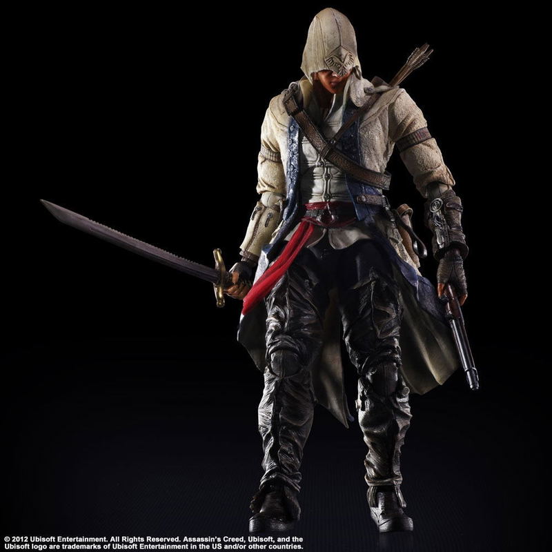 Assassin's Creed III Play Arts Kai Non Scale Pre-Painted Action Figure: Kai Connor image 3