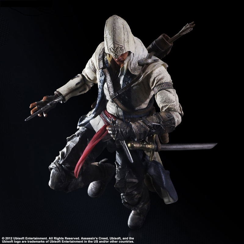 Assassin's Creed III Play Arts Kai Non Scale Pre-Painted Action Figure: Kai Connor image 4