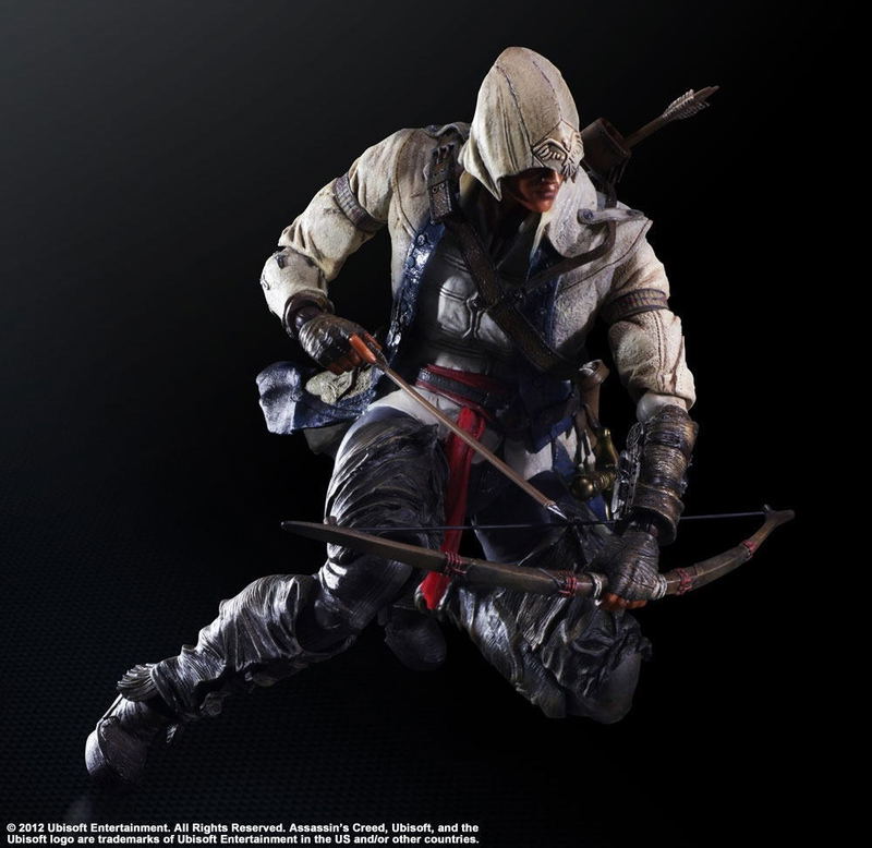 Assassin's Creed III Play Arts Kai Non Scale Pre-Painted Action Figure: Kai Connor image 5