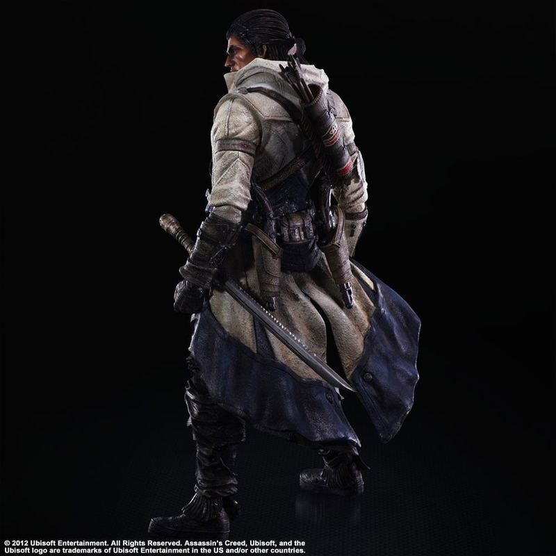 Assassin's Creed III Play Arts Kai Non Scale Pre-Painted Action Figure: Kai Connor image 6