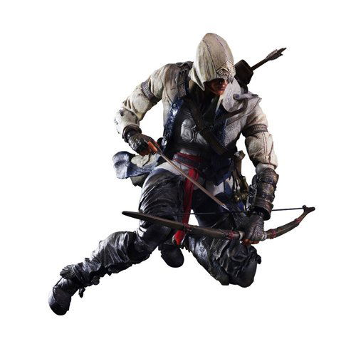 Assassin's Creed III Play Arts Kai Non Scale Pre-Painted Action Figure: Kai Connor image 1