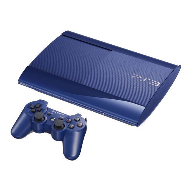 PlayStation3 New Slim Console (500GB Azurite Blue Model) - 220V image 2