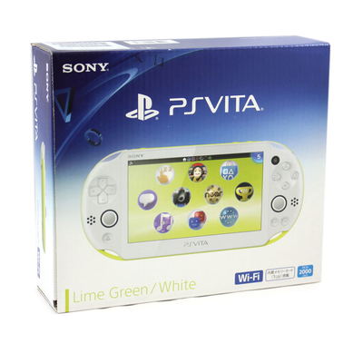 PS Vita PlayStation Vita New Slim Model - PCH-2000 (Lime Green White)