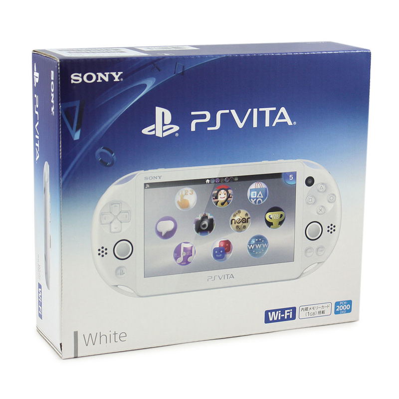 PS Vita PlayStation Vita New Slim Model PCH-2000 (White)