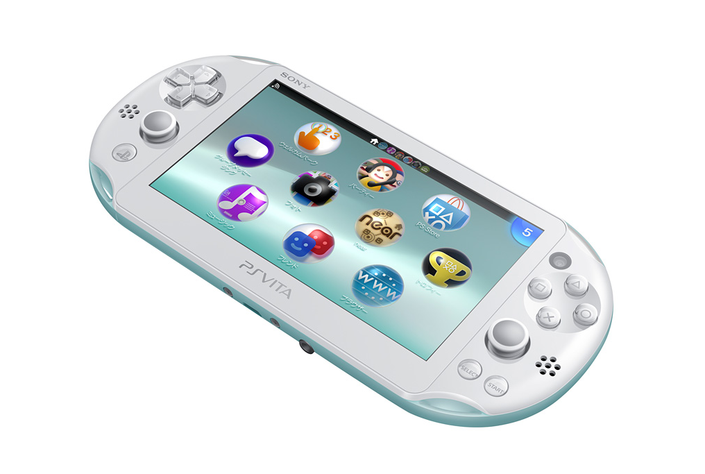 PS Vita PlayStation Vita New Slim Model - PCH-2000 (Light Blue White) PS Vita PlayStation Vita New Slim Model - PCH-2000 (Light Blue White)
