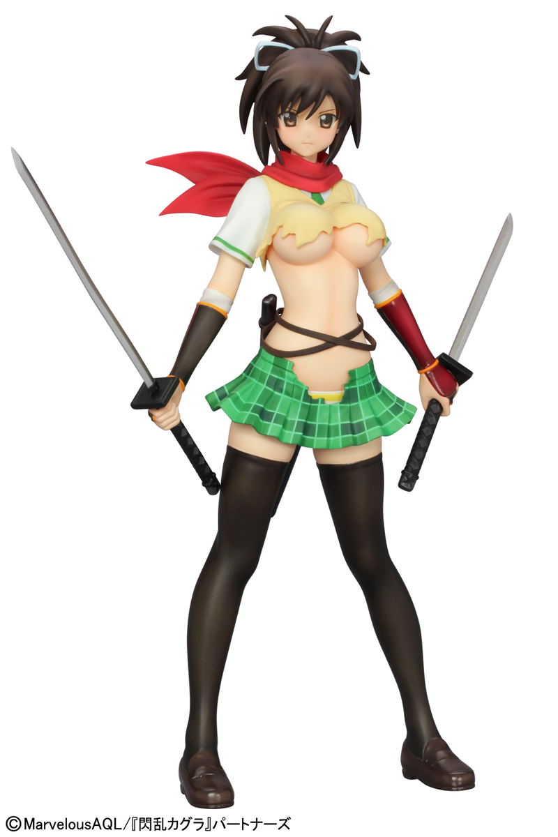 Senran Kagura 1/7 Scale Pre-Painted PVC Figure: Asuka Damage ver. image 1