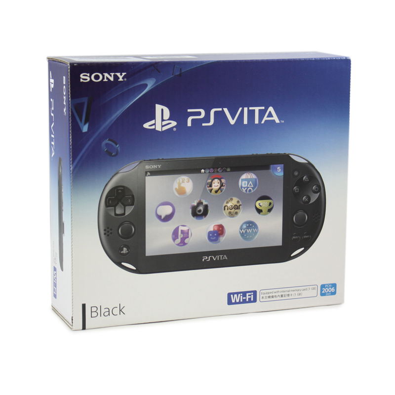 PS Vita PlayStation Vita New Slim Model PCH-2006 (Black)