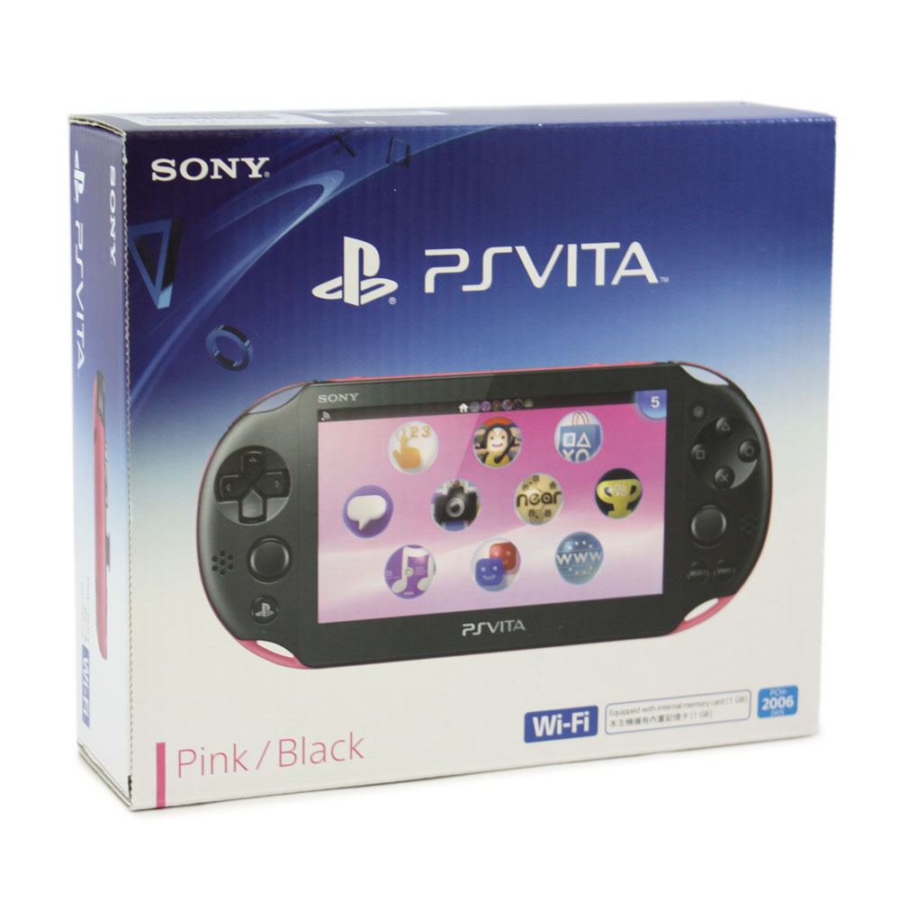 PS Vita PlayStation Vita New Slim Model - PCH-2006 (Pink Black)