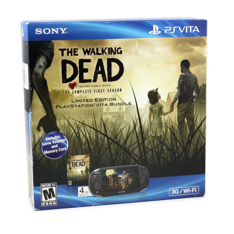 PS Vita PlayStation Vita - 3G/Wi-Fi Model (The Walking Dead - A TellTale Games Series Bundle) image 1