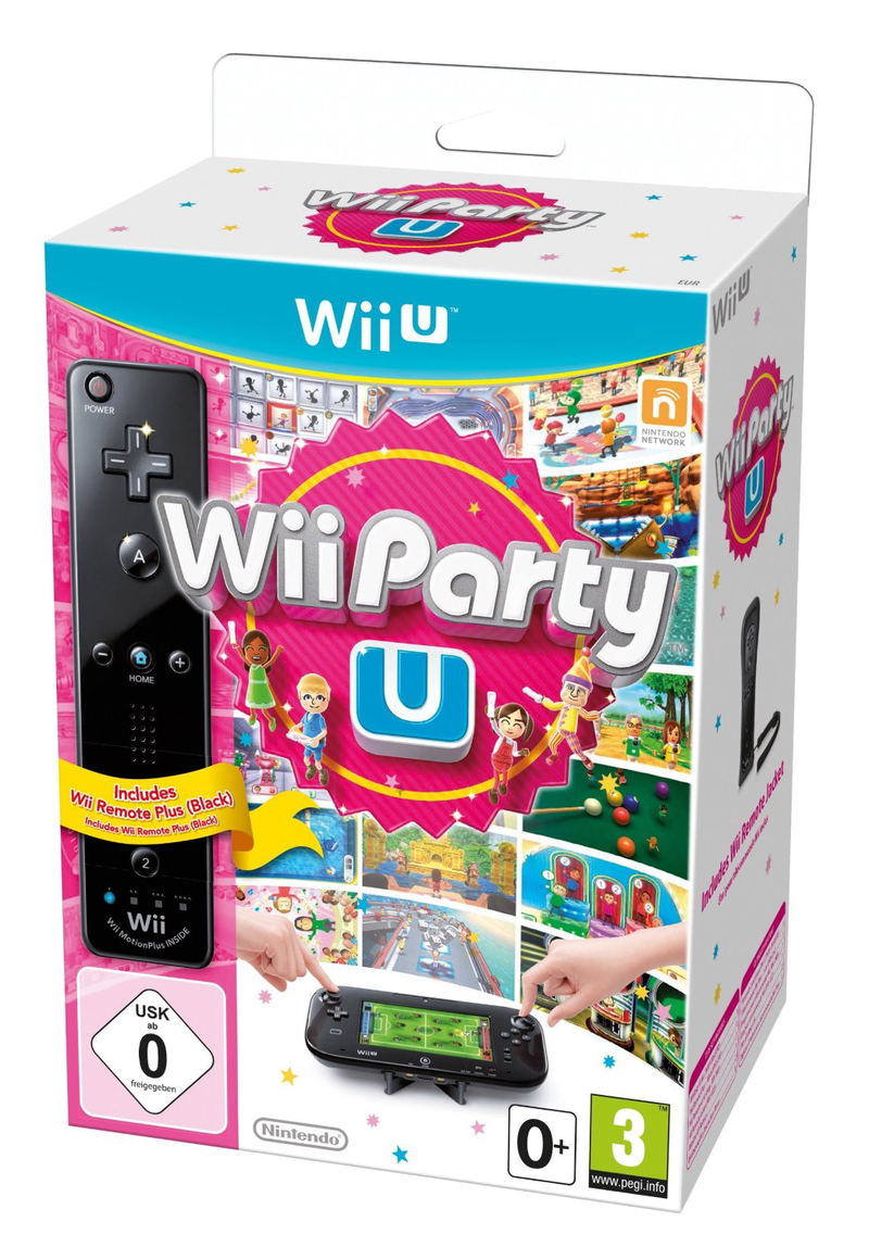 Wii Party U (w/ Black Remote Plus) image 1