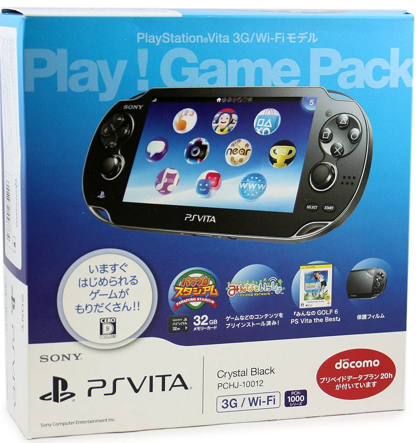 PSVita Vita - 3G/Wi-Fi Model Game Pack]