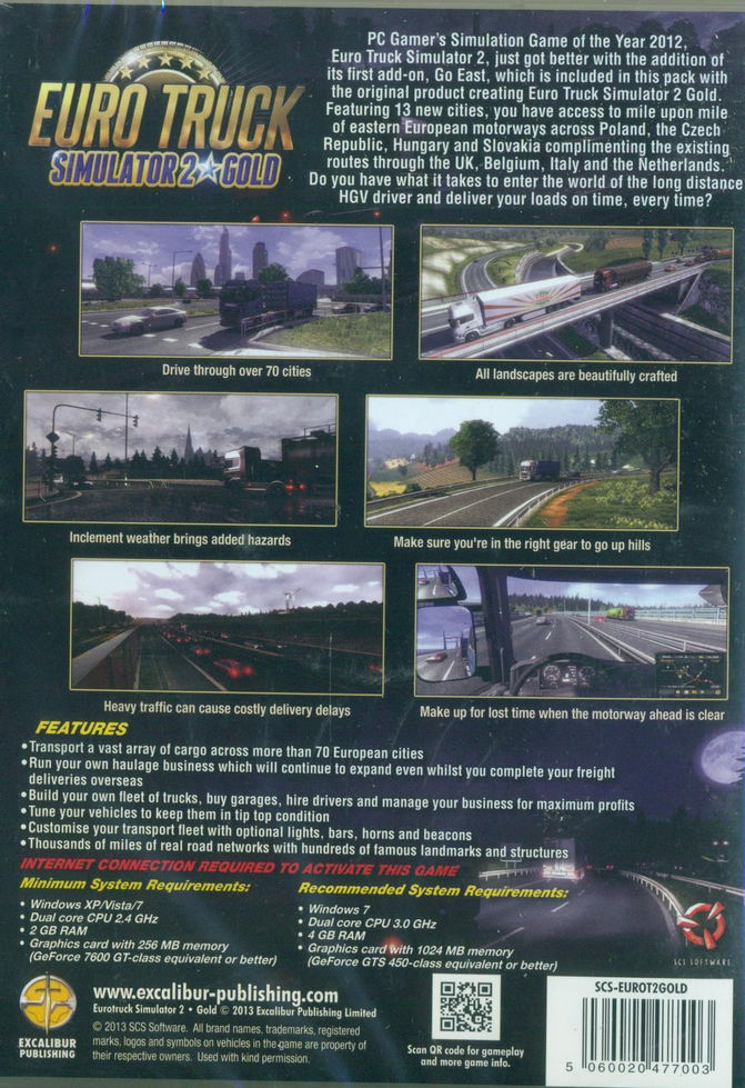 Euro Truck Simulator 2: Gold (DVD-ROM) image 2