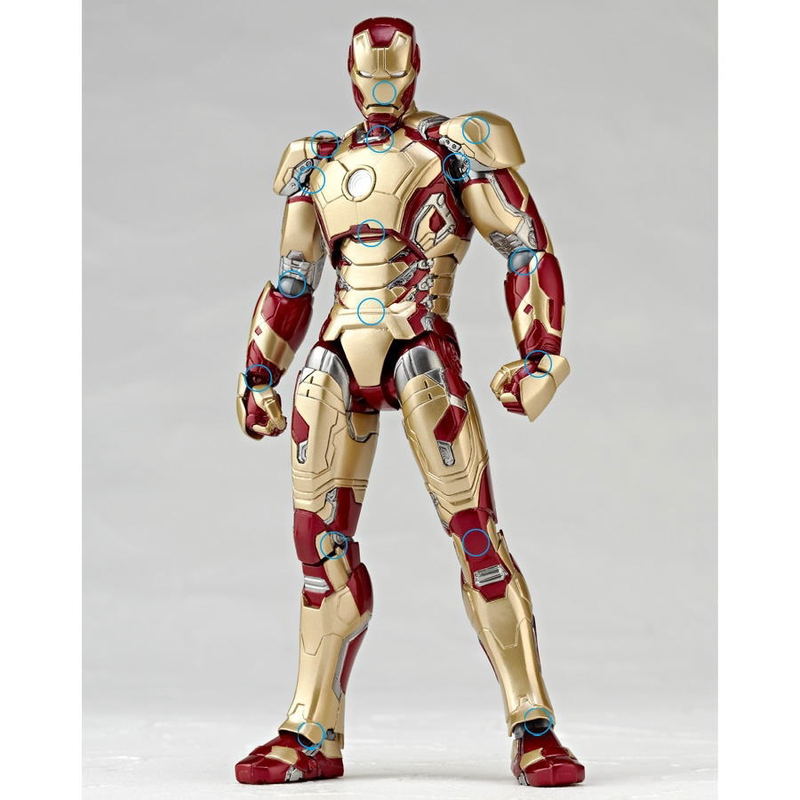 SCI-FI Revoltech Series No.049 Iron Man: Iron Man Mark 42 (Re-run) image 7