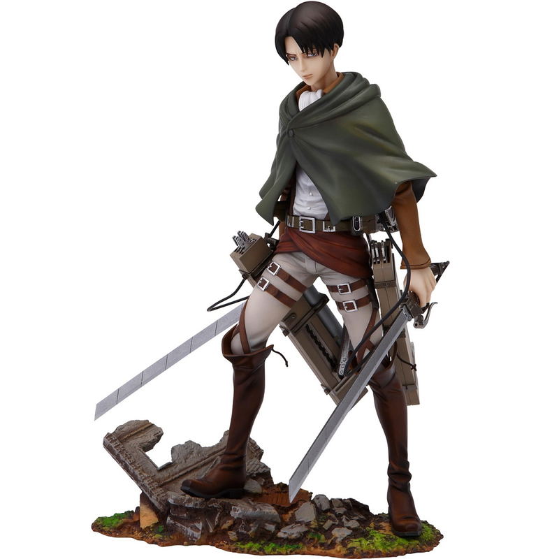 Attack on Titan 1/8 Scale Pre-Painted PVC Figure: Levi (Re-run) image 1