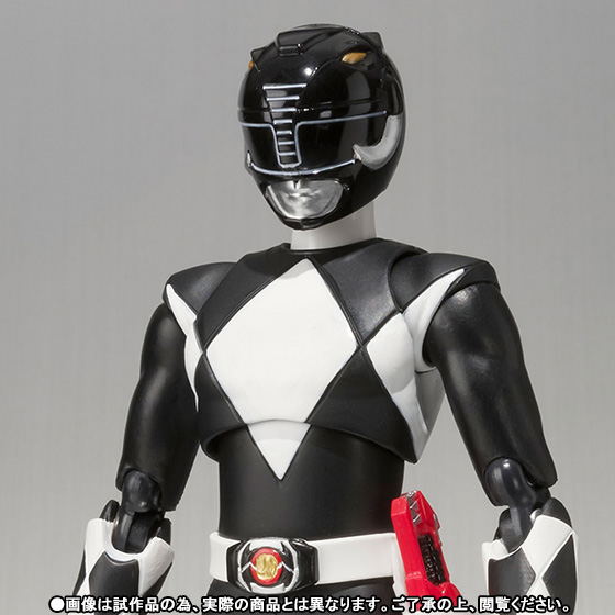 S.H.Figuarts Kyoryu Sentai Zyuranger Pre-Painted PVC Figure: Mammoth Ranger (Power Ranger - Black Ranger) image 2