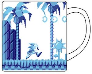 Sonic the Hedgehog Sonic Pixel Mug Cup