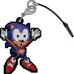 Sonic the Hedgehog Sonic Pixel Rubber Strap B_