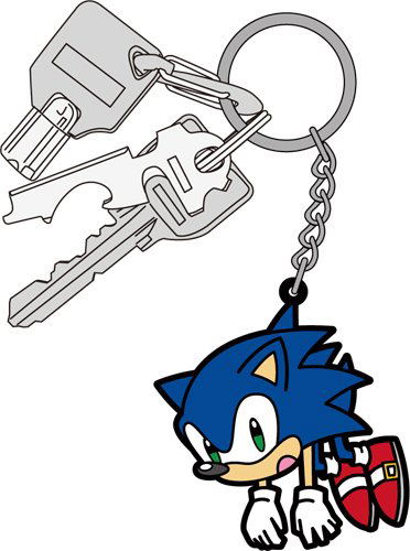 Sonic the Hedgehog Tsumamare Key Ring: Sonic (Re-run) image 3
