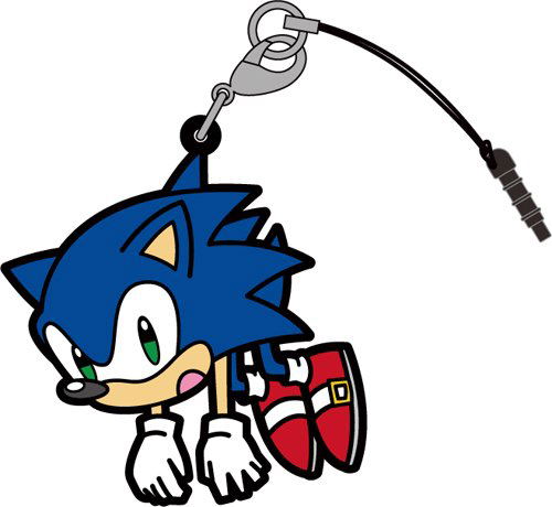 Sonic the Hedgehog Tsumamare Strap: Sonic (Re-run) image 1
