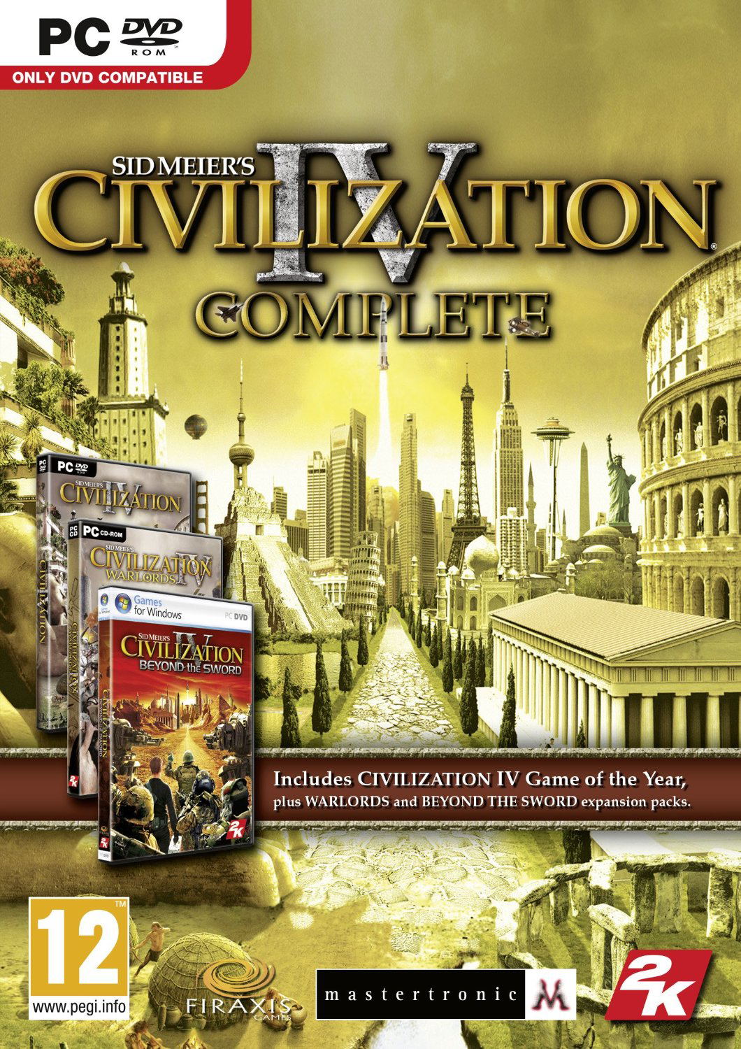 Sid Meier's Civilization IV: Complete (DVD-ROM) עבור Windows