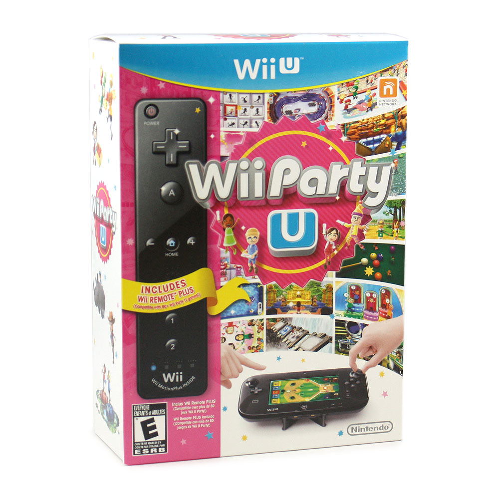 Wii Party U (w/ Black Remote Plus) for Wii U