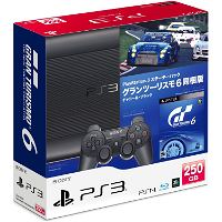 PlayStation3 New Slim Console - Starter Pack with Gran Turismo 6 (Charcoal Black)