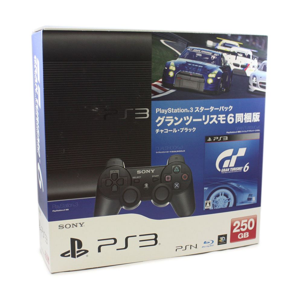 PlayStation3 New Slim Console - Starter Pack with Gran Turismo 6