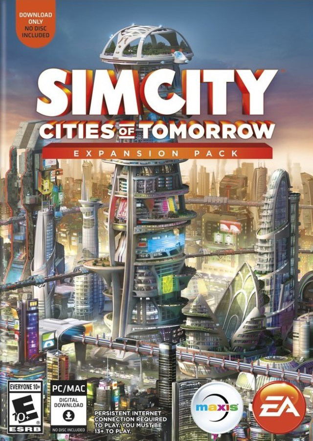 SimCity: Cities of Tomorrow Expansion Pack (Code in a Box) (English) — Import Game Deal