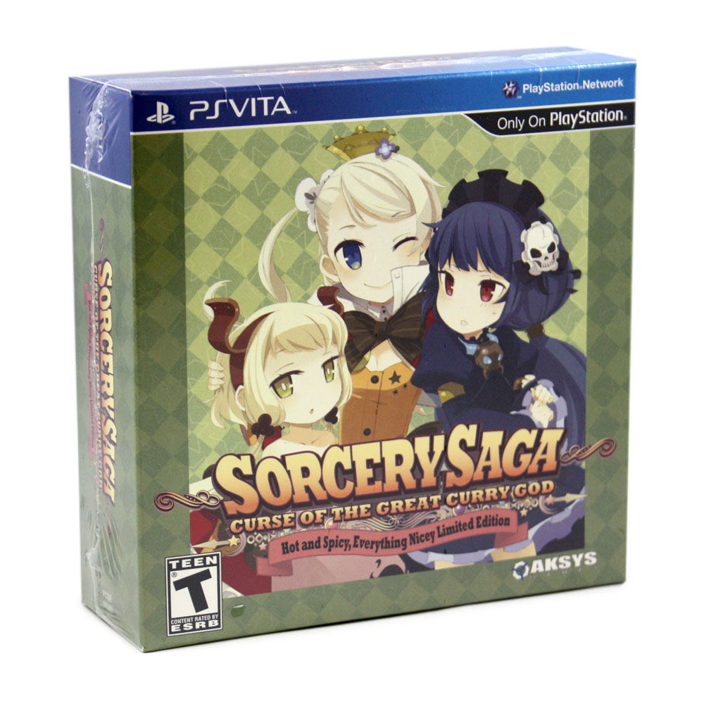 Sorcery Saga: Curse Of The Great Curry God Sur PS Vita – Jeu De Rôle – Très Bon état