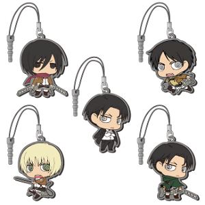 Attack on Titan Chimi Attack Earphone Jack Mascot (Set of 6 pieces)