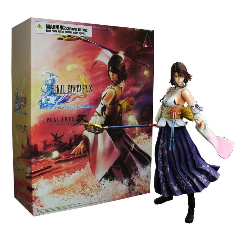 Final Fantasy X HD Remaster Play Arts Kai Non Scale Pre-Painted Action Figure: Yuna image 1