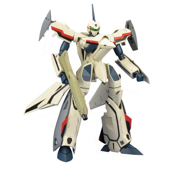 Macross Plus 1/60 Scale Pre-Painted PVC Figure: Perfect Transformation YF-19 with Fast Pack image 1