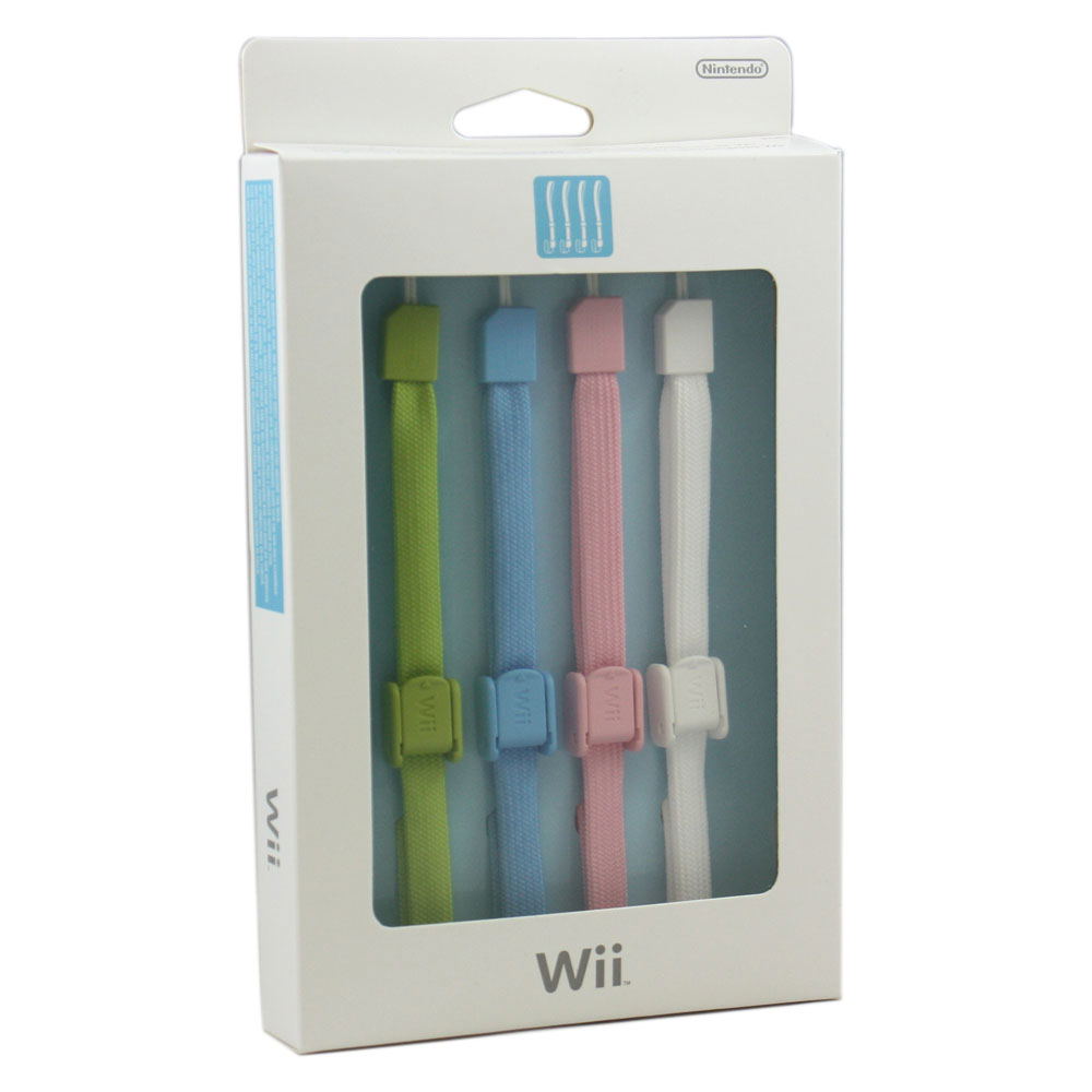Wii Remote Wrist Strap (4 Color Set) for Nintendo Wii, Wii U