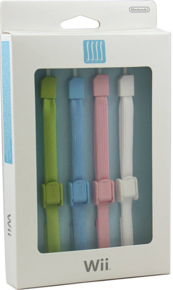 Wii Remote Wrist Strap (4 Color Set) for Nintendo Wii, Wii U