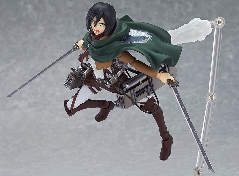 figma Attack on Titan Non Scale Pre-Painted PVC Figure: Mikasa Ackerman image 3