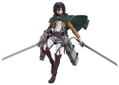 figma Attack on Titan Non Scale Pre-Painted PVC Figure: Mikasa Ackerman thumbnail 1