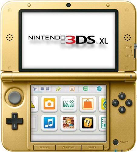 Nintendo 3DS XL The Legend of Zelda store Triforce in Gold