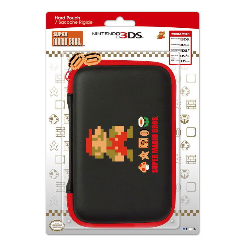 3DS XL Retro Mario Hard Pouch 適用於 DS Lite, DSi, 3DS, 3DS LL / XL
