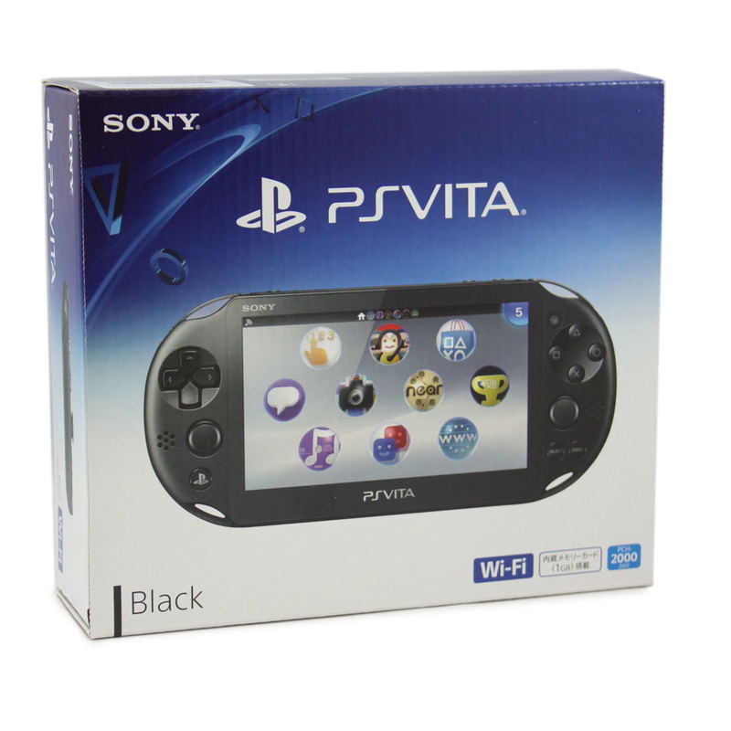 PS Vita PlayStation Vita New Slim Model - PCH-2000 (Black) [with 64GB Memory Card] image 3