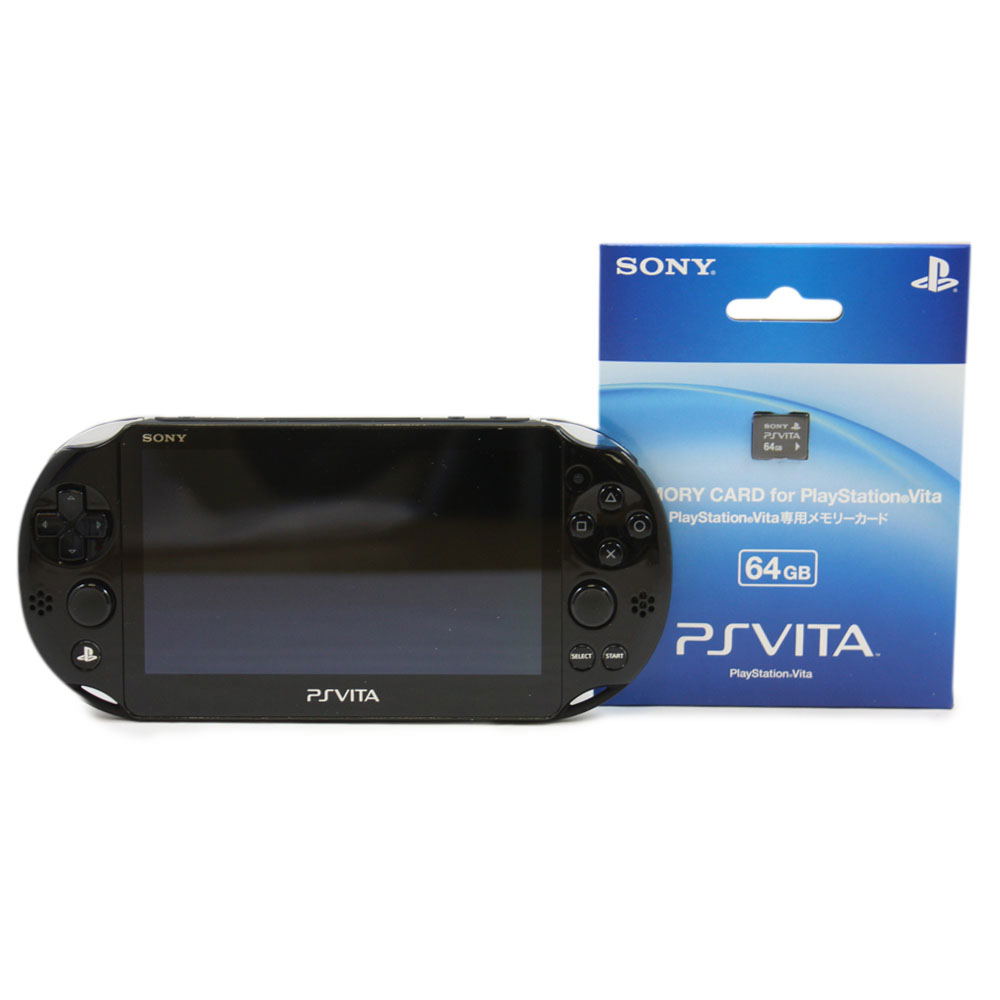 PS Vita PlayStation Vita New Slim Model - PCH-2000 (Black) [with