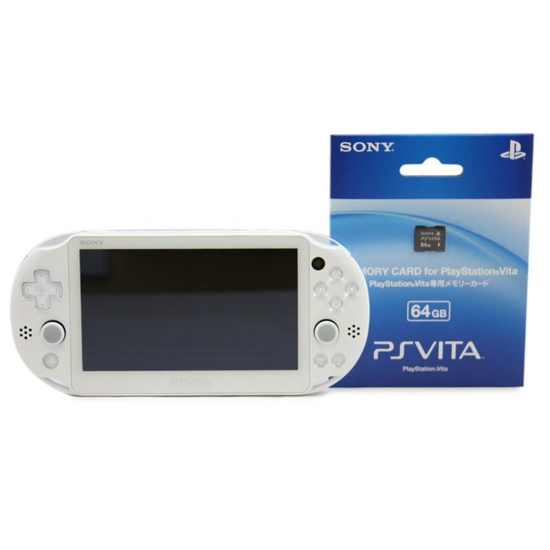 PS Vita PlayStation Vita New Slim Model - PCH-2000 (White) [with 64GB Memory Card] image 2
