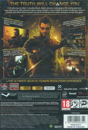 Deus Ex: Human Revolution - Director's Cut (DVD-ROM)