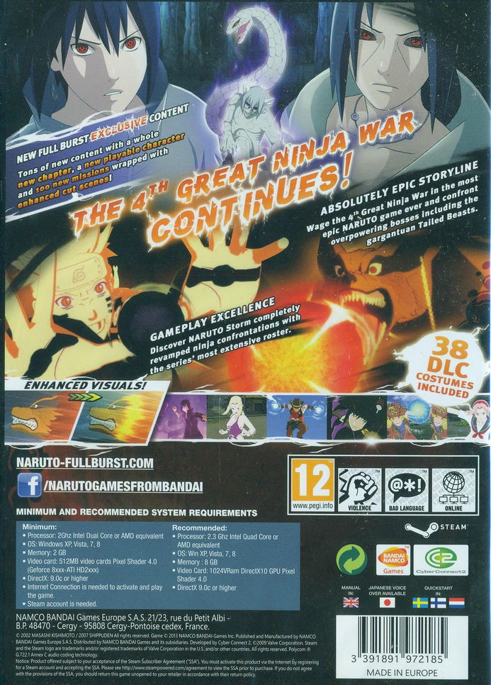 3℃Storm TV~砂嵐放送~ 2006.8.29 SHIBUYA-AX [DVD] Naruto Shippuden: Ultimate Ninja Storm 3 Full Burst (DVD-ROM) para