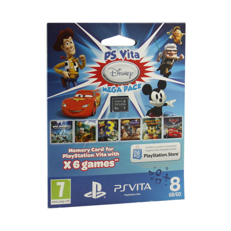 PS Vita Mega Pack Disney (Includes 6 Games and 8GB Memory Card) image 1