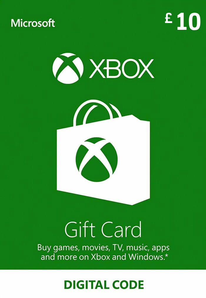 Xbox Gift Card GBP 10 | UK Account <span class="ext ext_digital">digital</span> image 1