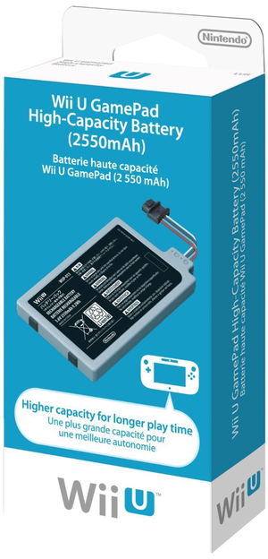 Wii U GamePad High-Capacity Battery (2550mAh)_