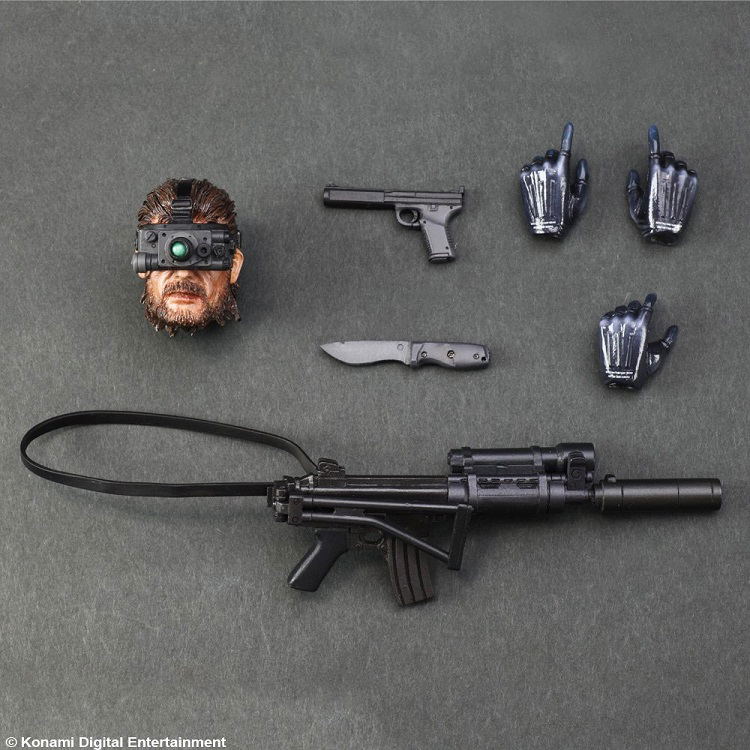 Metal Gear Solid V Ground Zeroes Play Arts Kai Snake image 7